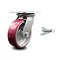 Service Caster 6 Inch Heavy Duty Poly on Aluminum Caster with Roller Bearing and Swivel Lock SCC-35S620-PAR-BSL - alternate 2
